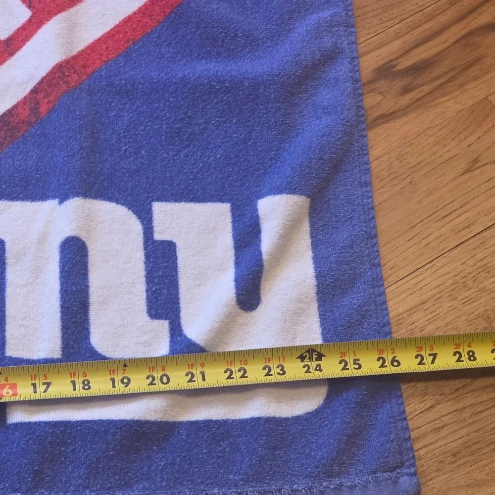New York Giants NFL Beach Towel The Northwest Company Blue Red 28x50 2014